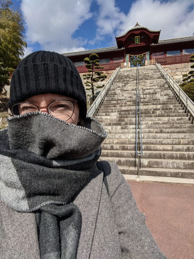 It was very cold in Hiroshima