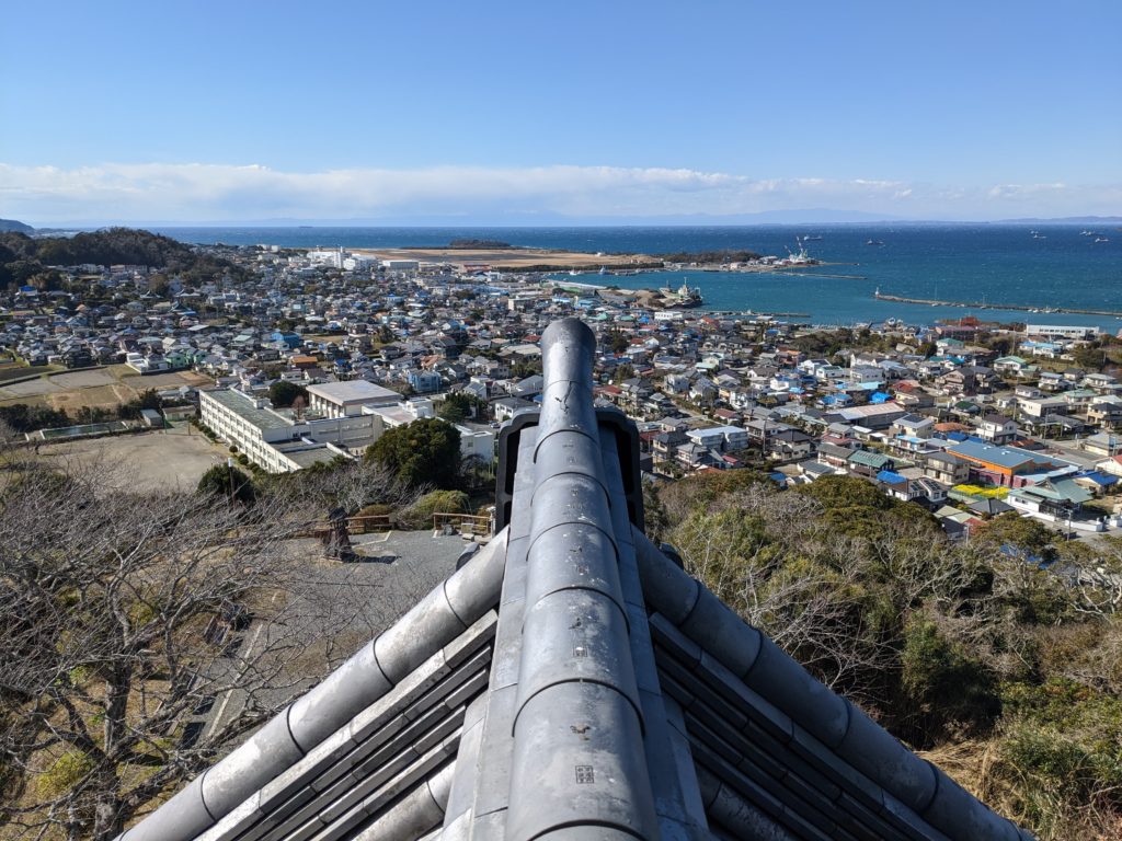 Tateyama from the castle